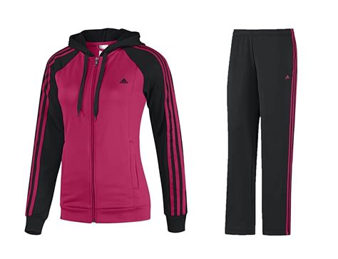 adidas trainingsanzug damen pink schwarz|Trainingsanzug für Damen begeistert mit Qualität .